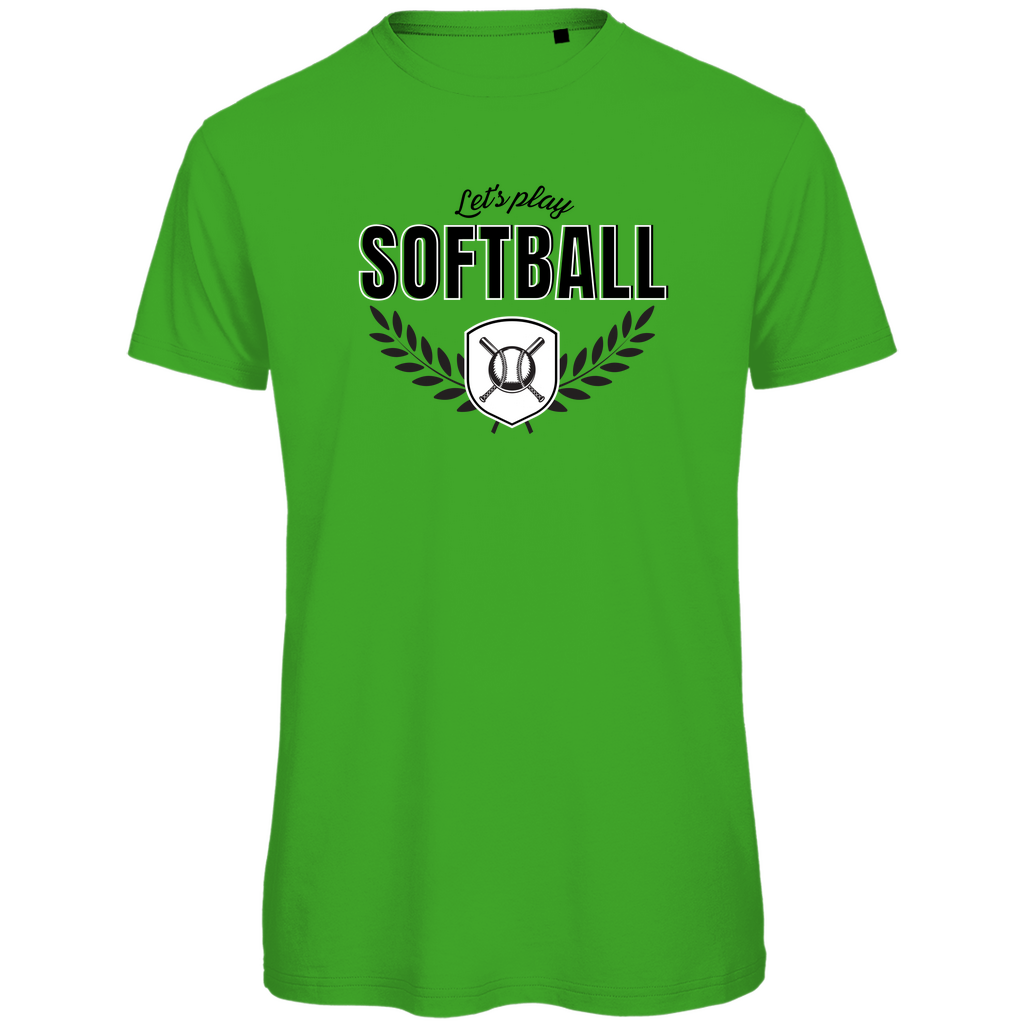 LET'S PLAY SOFTBALL | Herren Premium Bio T-Shirt