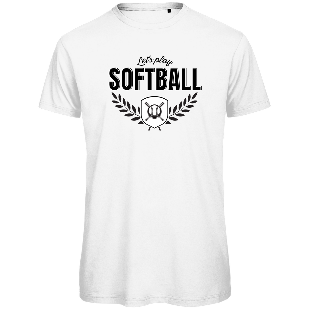 LET'S PLAY SOFTBALL | Herren Premium Bio T-Shirt