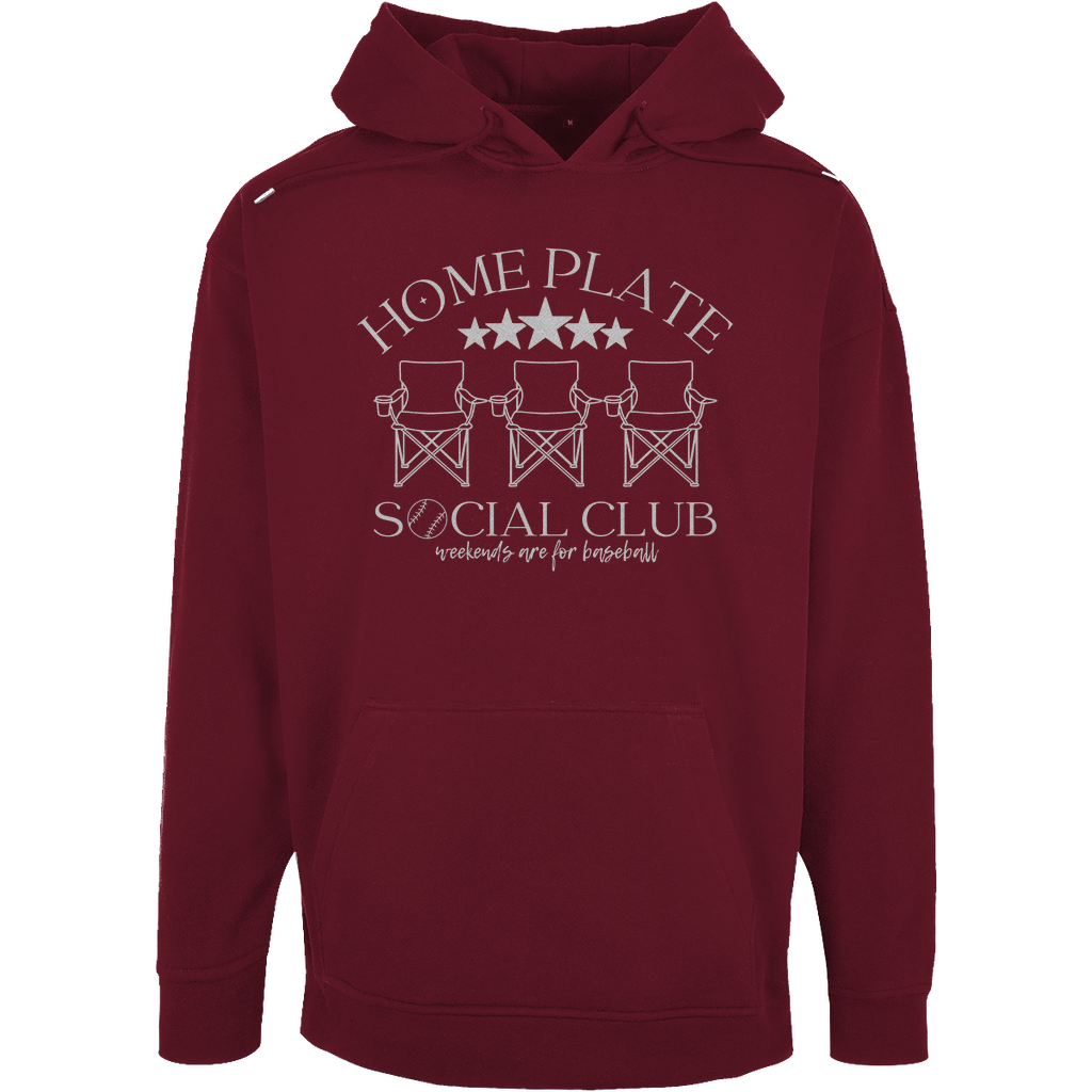 HOME PLATE SOCIAL CLUB | mit Baseballfamily | Unisex Oversize Hoodie