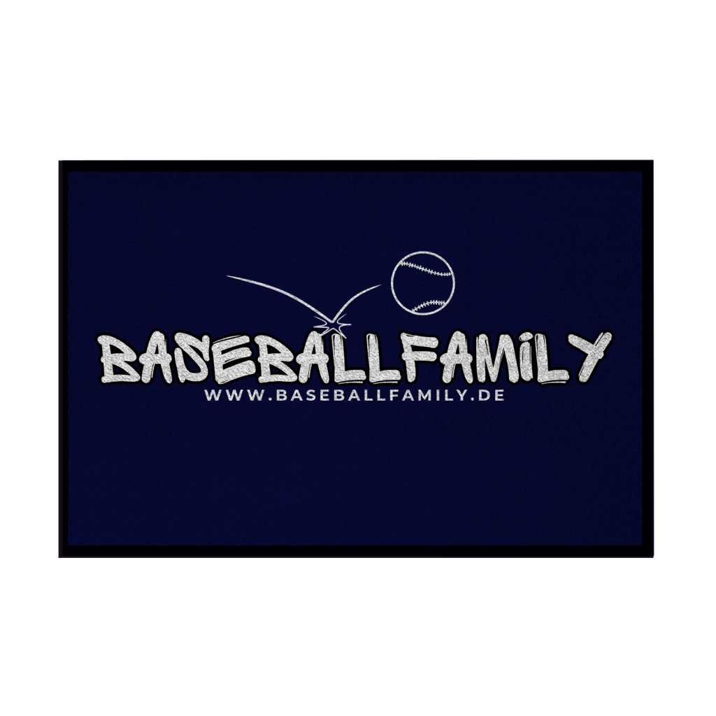 BASEBALLFAMILY | Fußmatte mit Gummirand