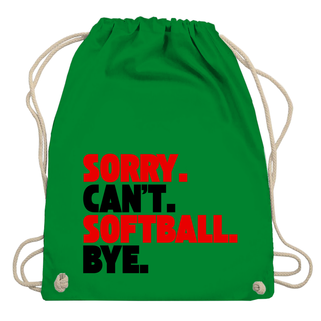 CAN'T. SOFTBALL | Turnbeutel