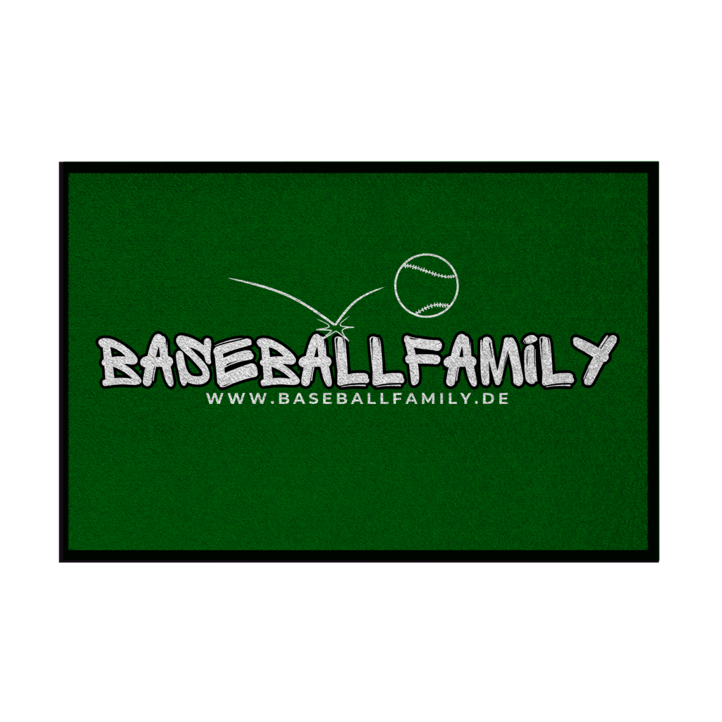 BASEBALLFAMILY | Fußmatte mit Gummirand