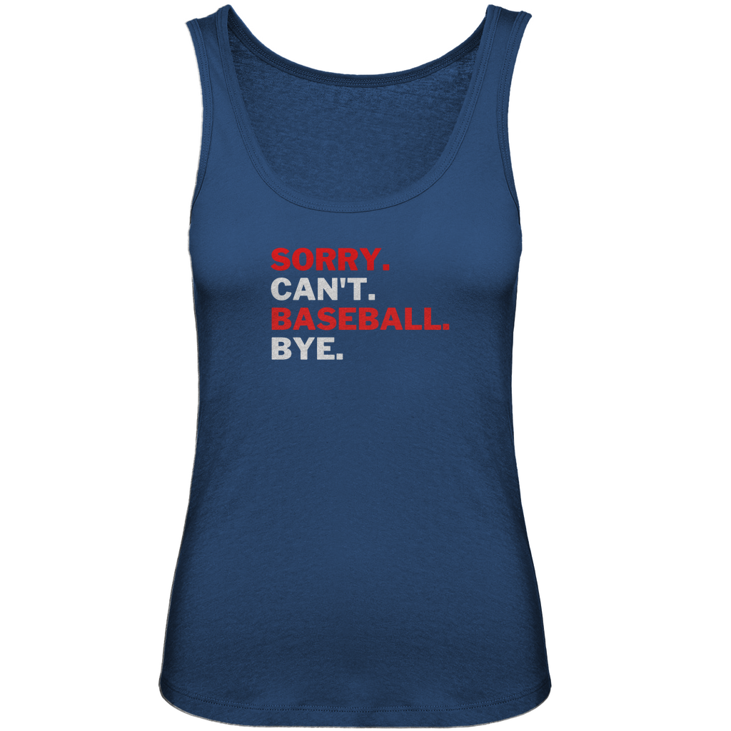 SORRY. CAN'T. | Damen Premium Organic Tank Top