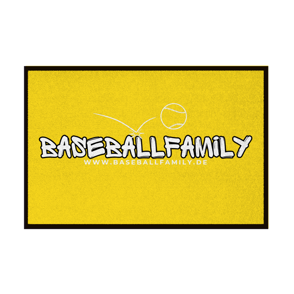 BASEBALLFAMILY | Fußmatte mit Gummirand