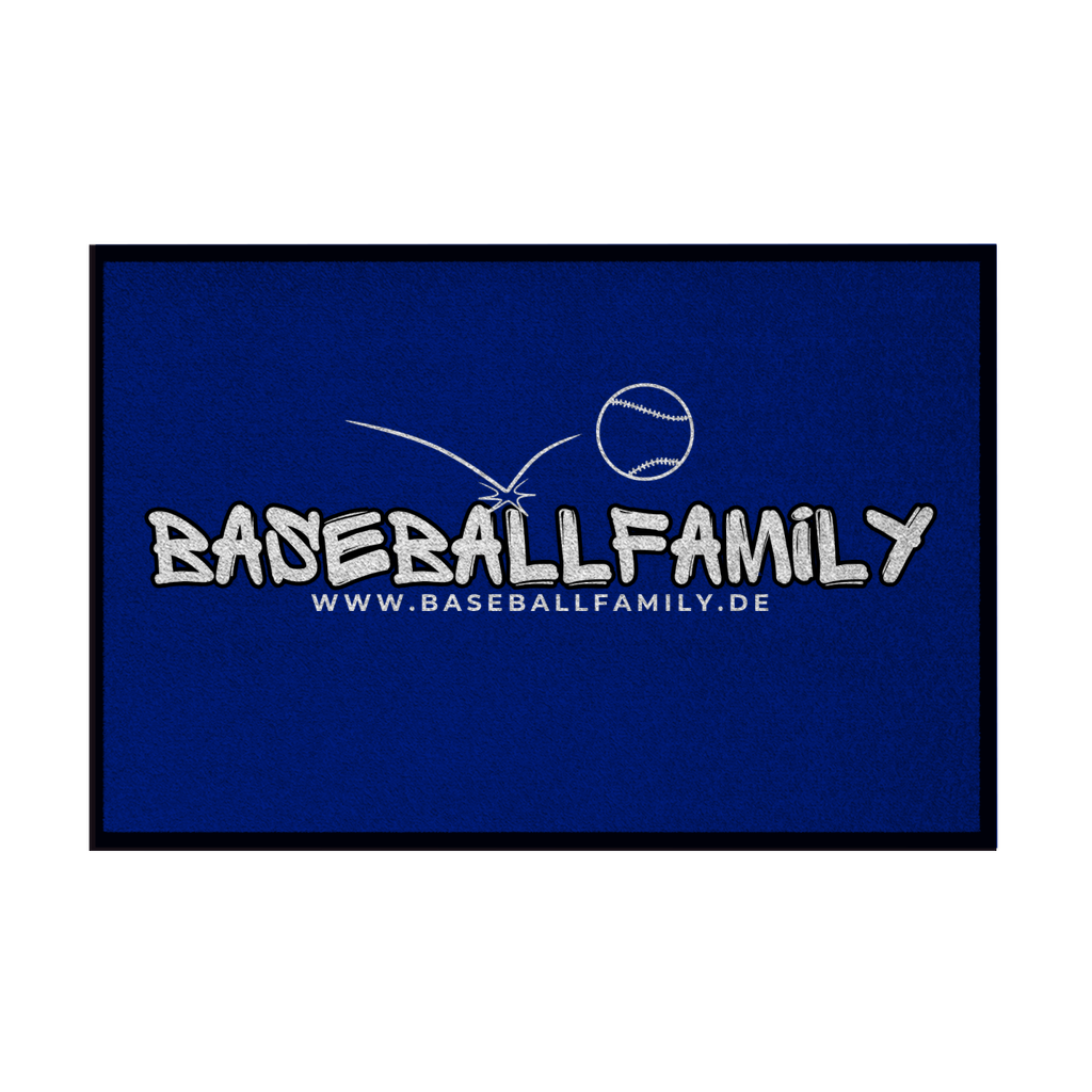 BASEBALLFAMILY | Fußmatte mit Gummirand