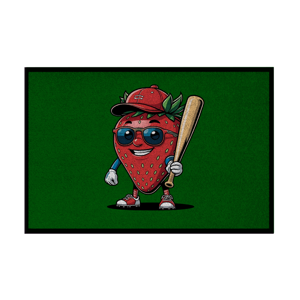 BASEBALL FRUITS | Fußmatte mit Gummirand