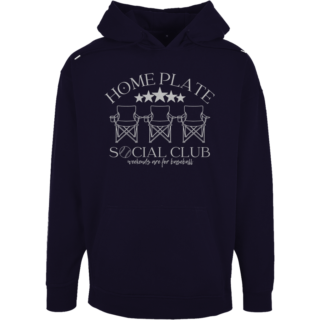 HOME PLATE SOCIAL CLUB | mit Baseballfamily | Unisex Oversize Hoodie