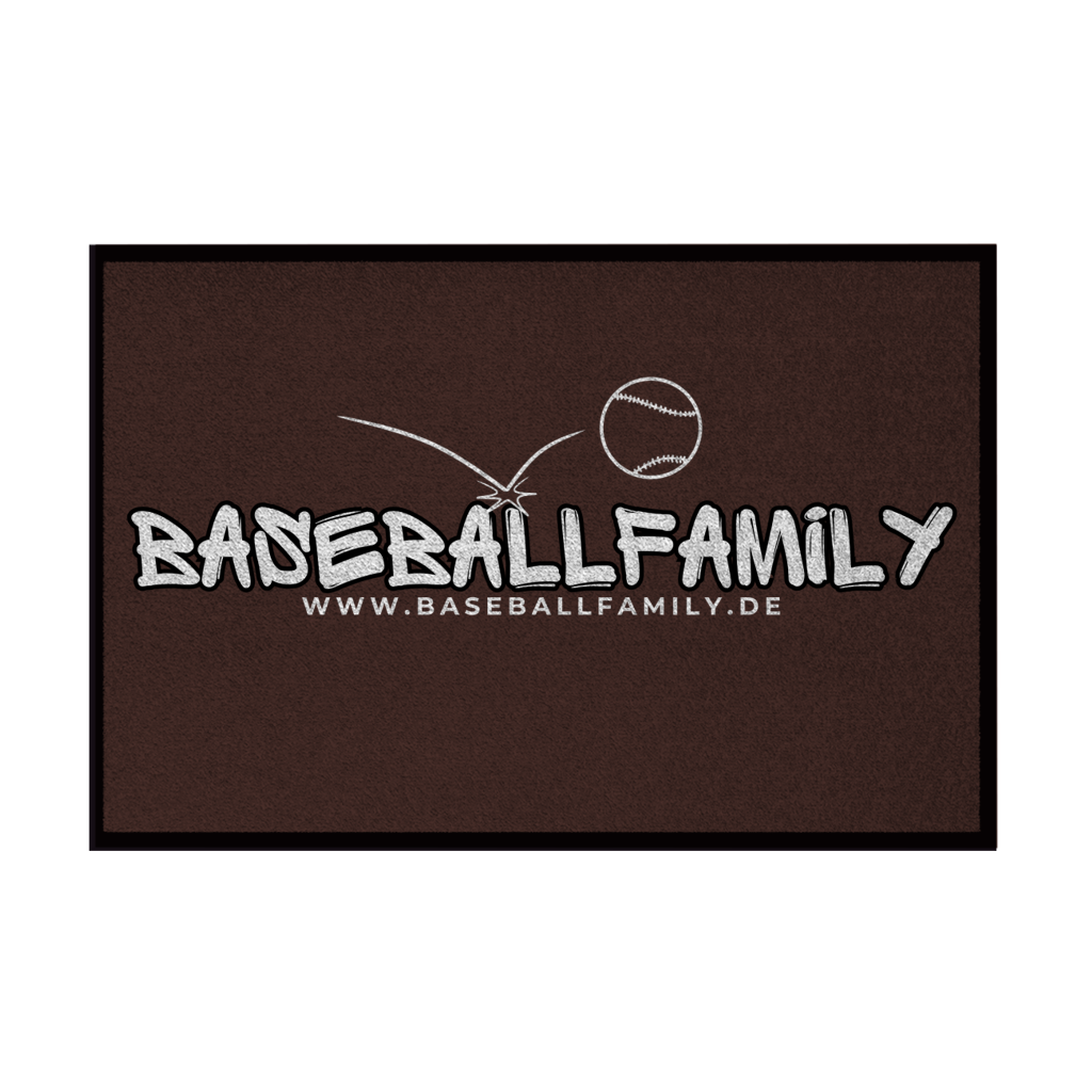 Fußmatte mit Gummirand | BASEBALLFAMILY
