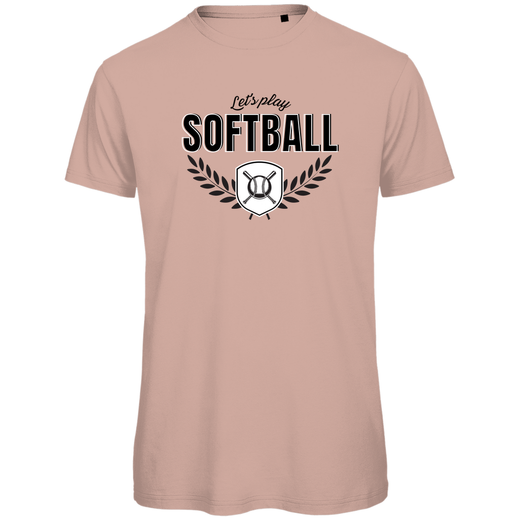 LET'S PLAY SOFTBALL | Herren Premium Bio T-Shirt