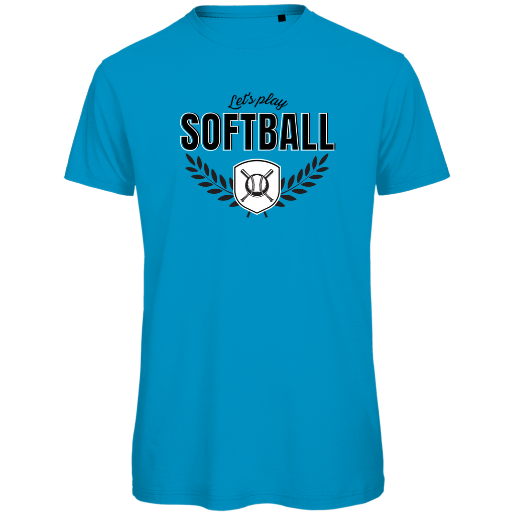 LET'S PLAY SOFTBALL | Herren Premium Bio T-Shirt