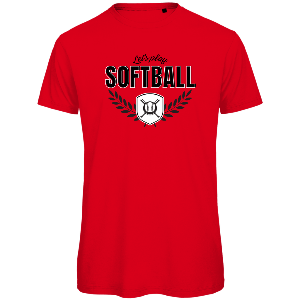 LET'S PLAY SOFTBALL | Herren Premium Bio T-Shirt