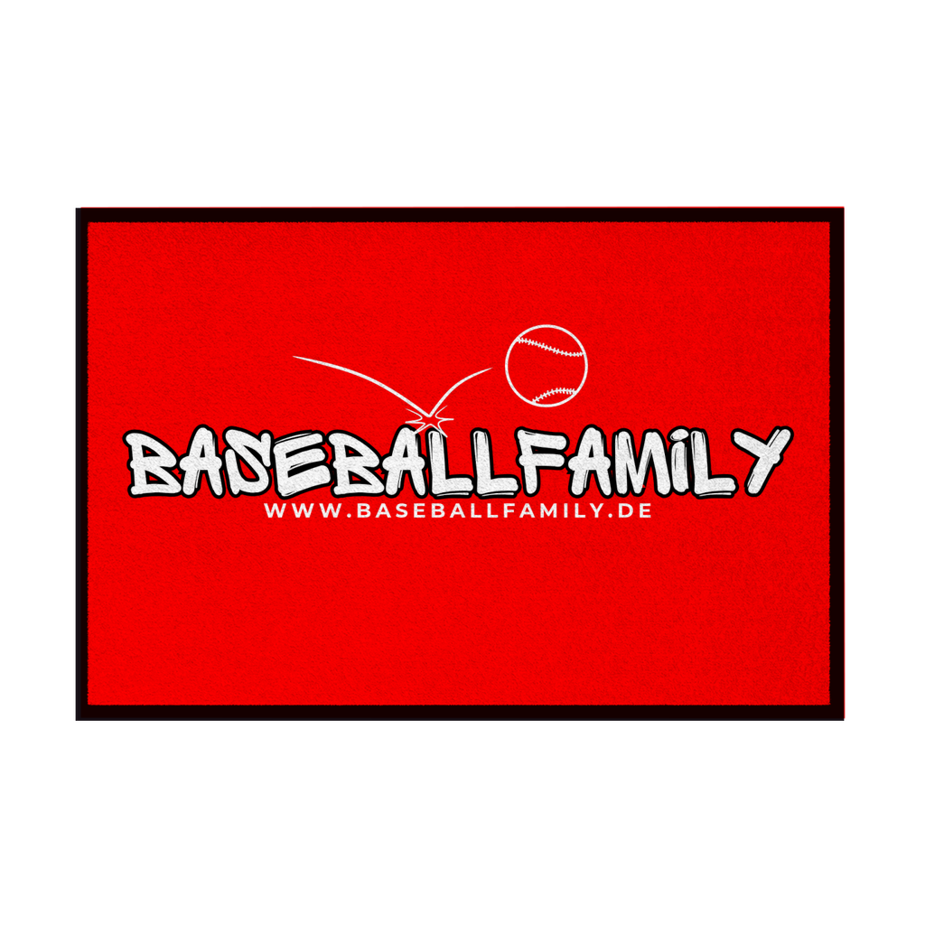 BASEBALLFAMILY | Fußmatte mit Gummirand