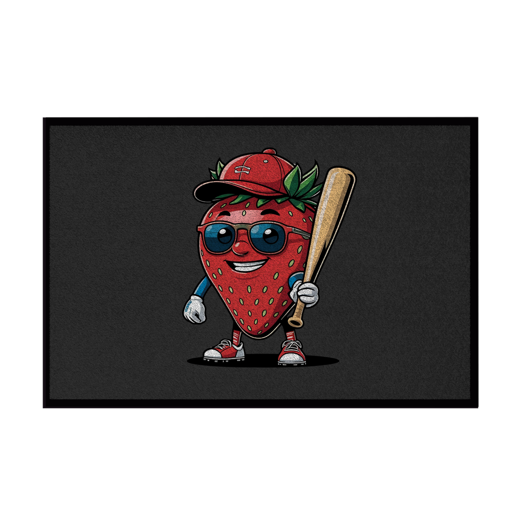 BASEBALL FRUITS | Fußmatte mit Gummirand