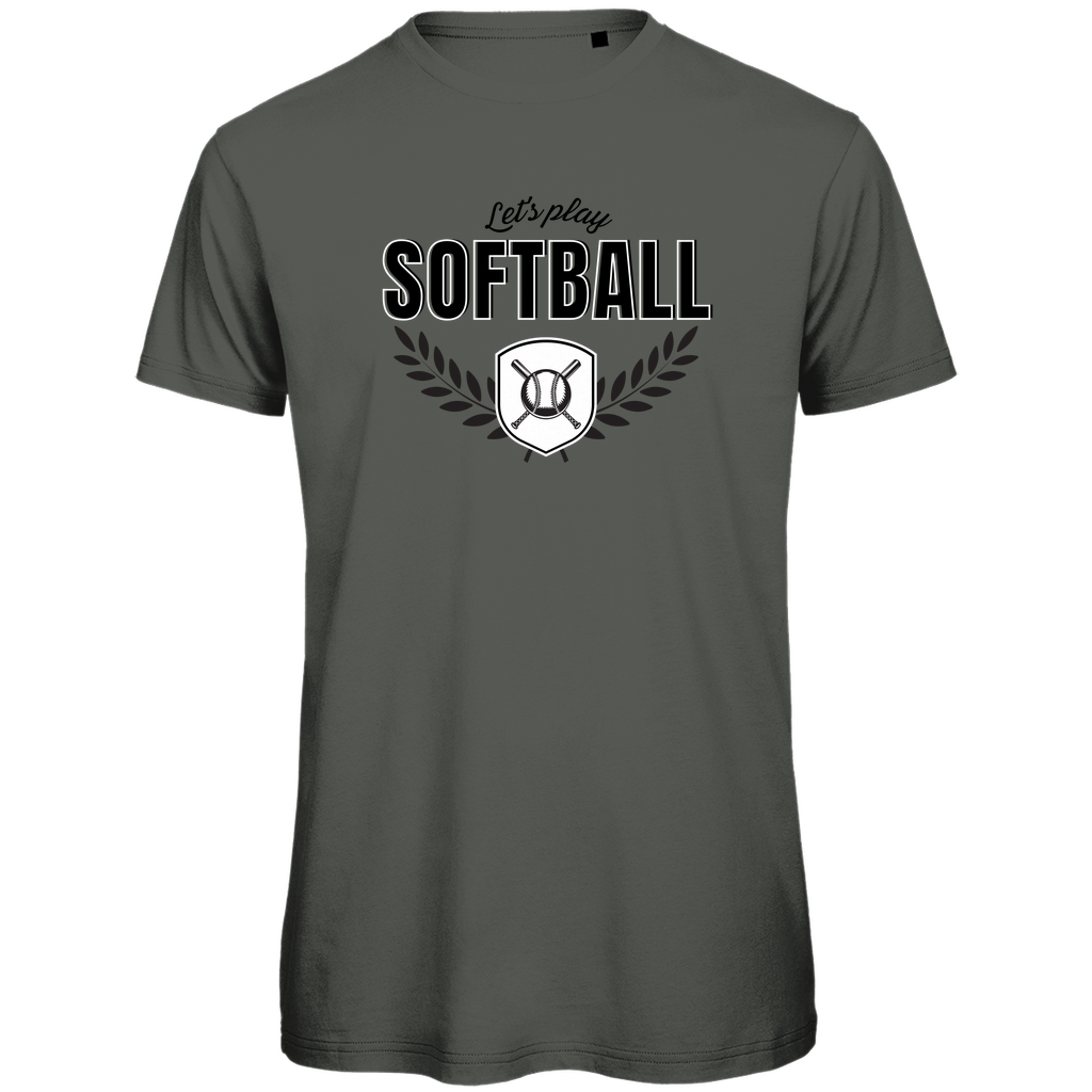 LET'S PLAY SOFTBALL | Herren Premium Bio T-Shirt