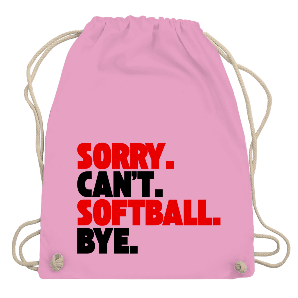 CAN'T. SOFTBALL | Turnbeutel