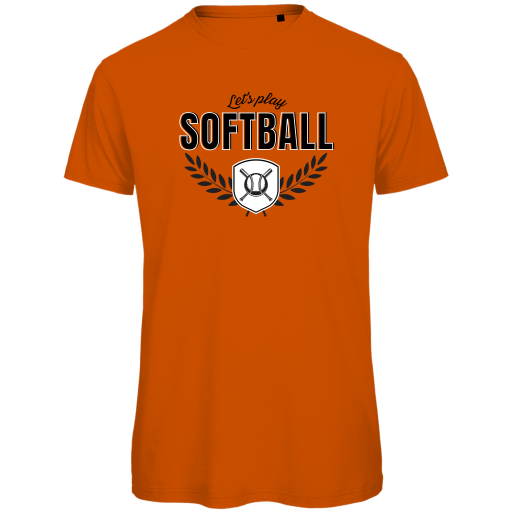 LET'S PLAY SOFTBALL | Herren Premium Bio T-Shirt
