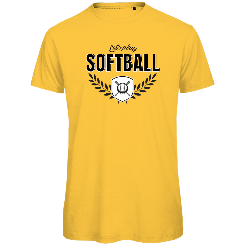 LET'S PLAY SOFTBALL | Herren Premium Bio T-Shirt