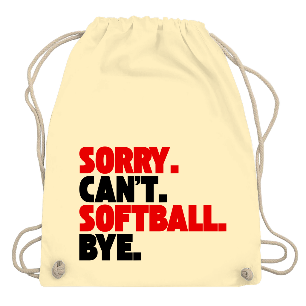 CAN'T. SOFTBALL | Turnbeutel