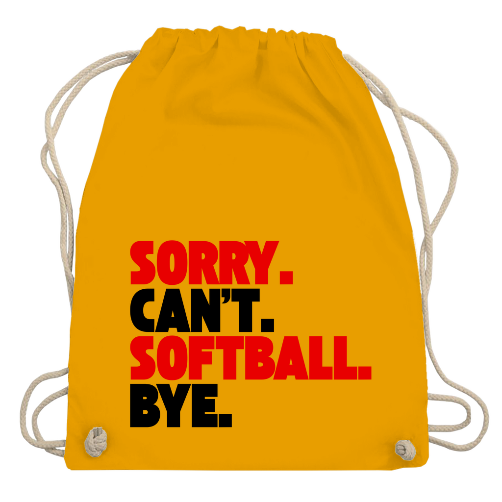 CAN'T. SOFTBALL | Turnbeutel