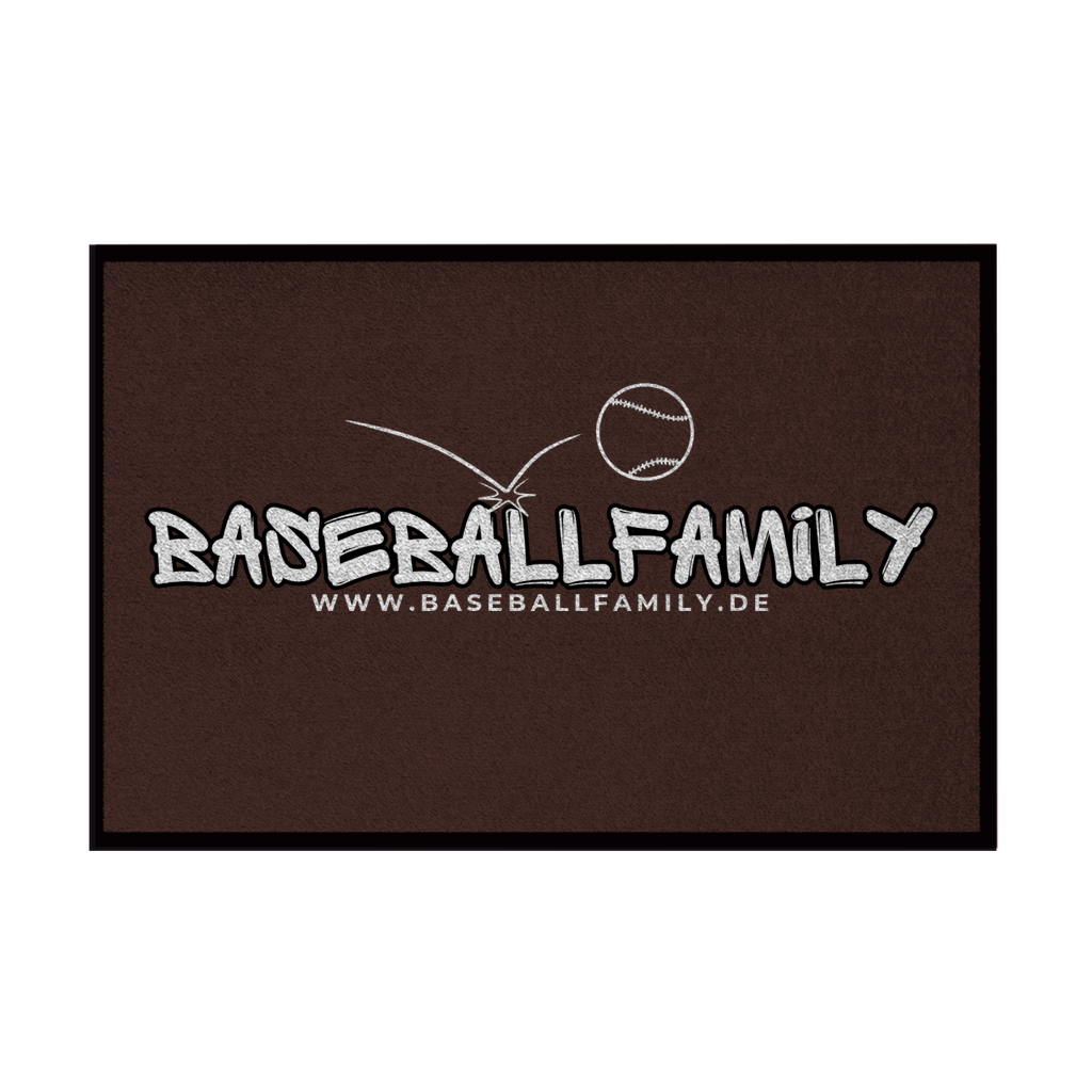 BASEBALLFAMILY | Fußmatte mit Gummirand