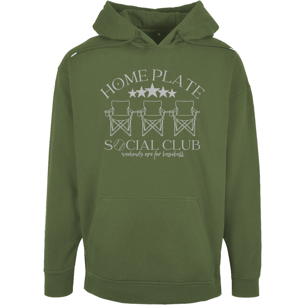 HOME PLATE SOCIAL CLUB | mit Baseballfamily | Unisex Oversize Hoodie