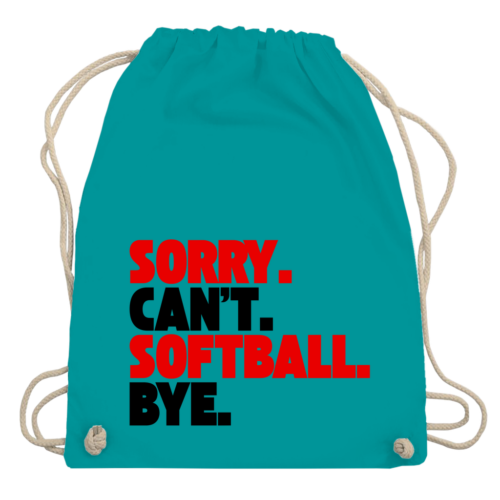 CAN'T. SOFTBALL | Turnbeutel