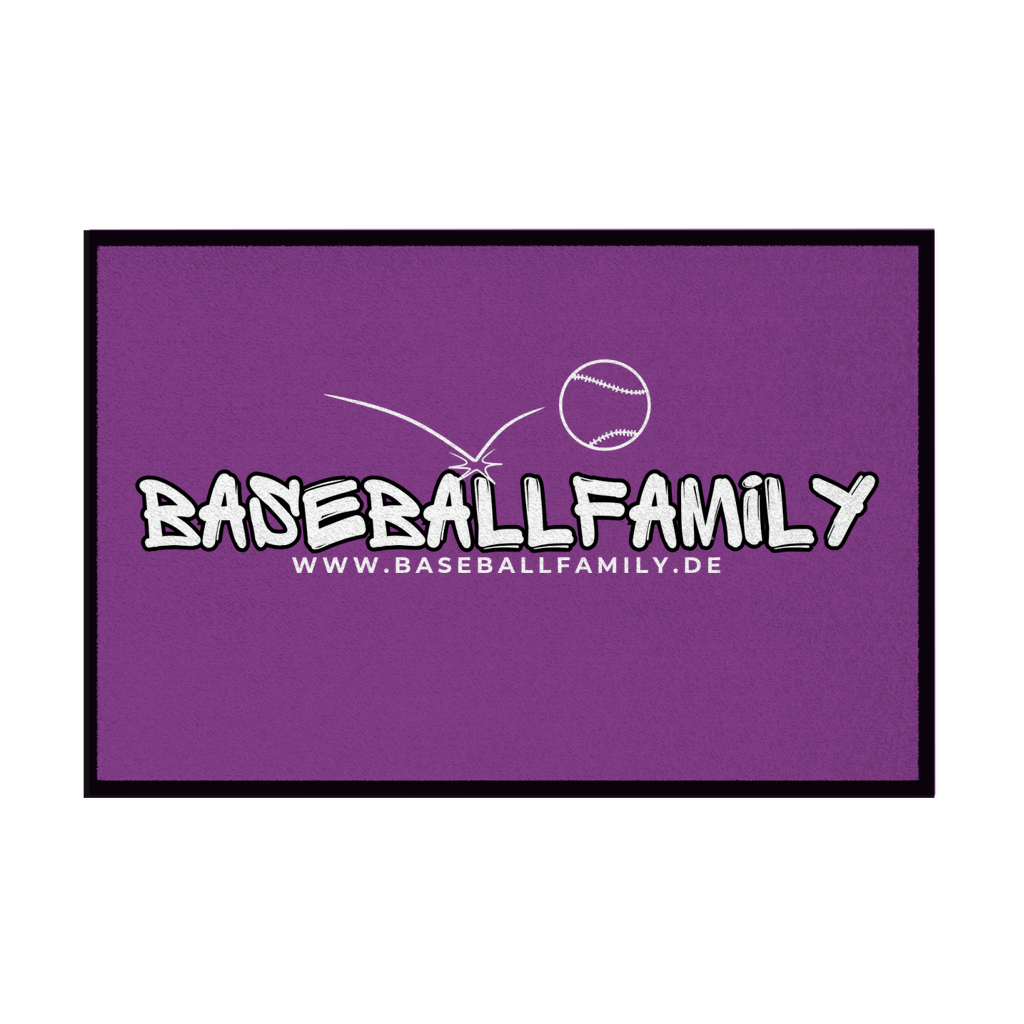 BASEBALLFAMILY | Fußmatte mit Gummirand