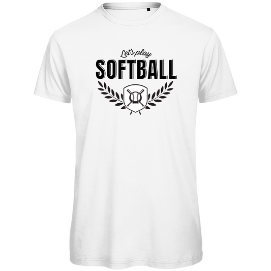 LET'S PLAY SOFTBALL | Herren Premium Bio T-Shirt
