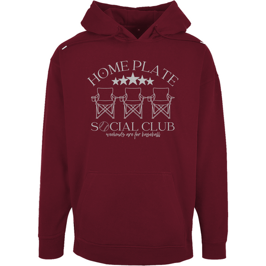 HOME PLATE SOCIAL CLUB | mit Baseballfamily | Unisex Oversize Hoodie