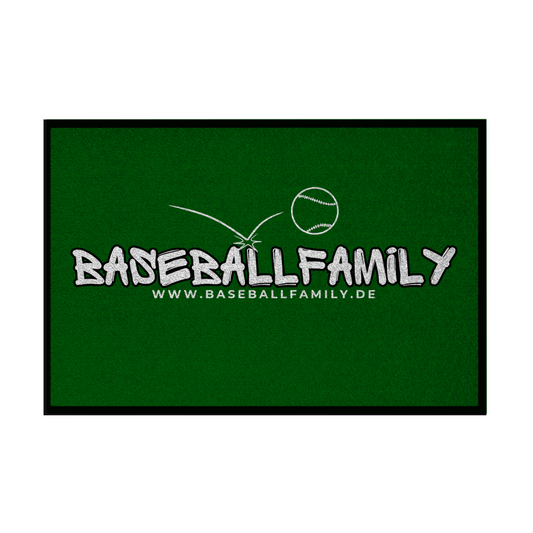 BASEBALLFAMILY | Fußmatte mit Gummirand