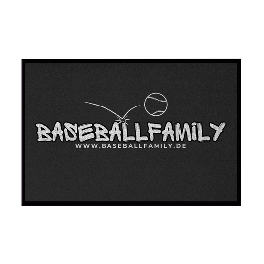 BASEBALLFAMILY | Fußmatte mit Gummirand