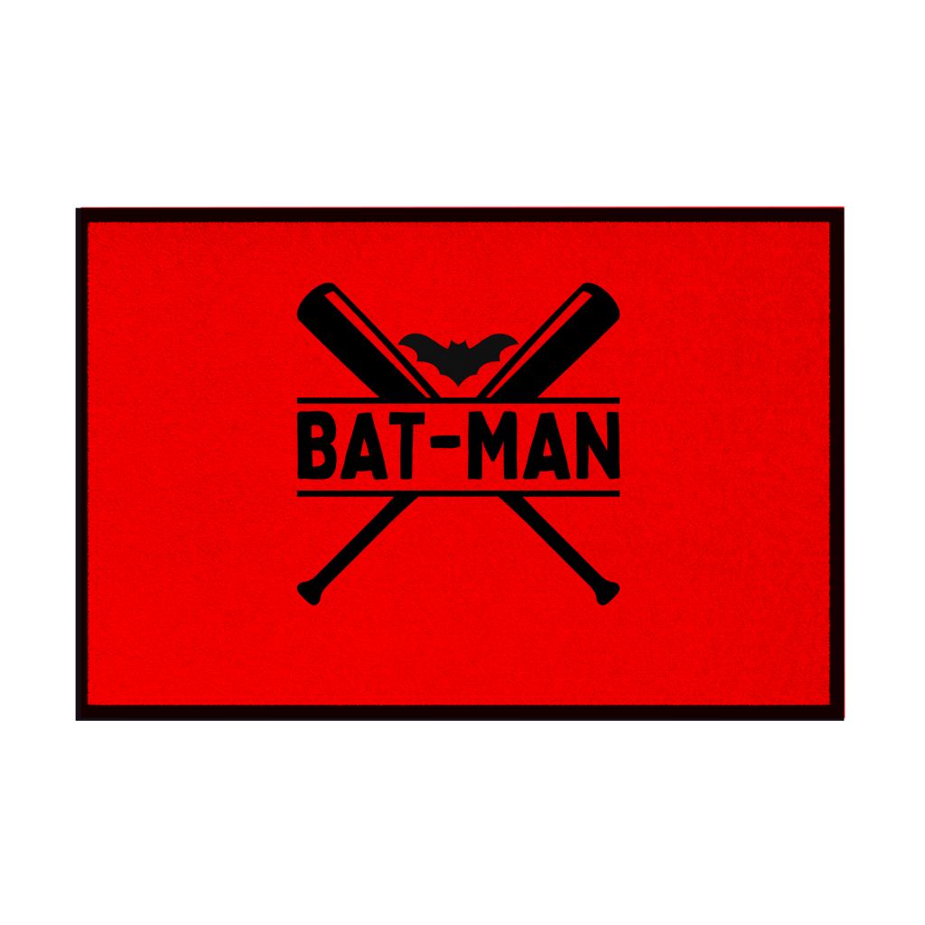 Fußmatte mit Gummirand  | BAT-MAN