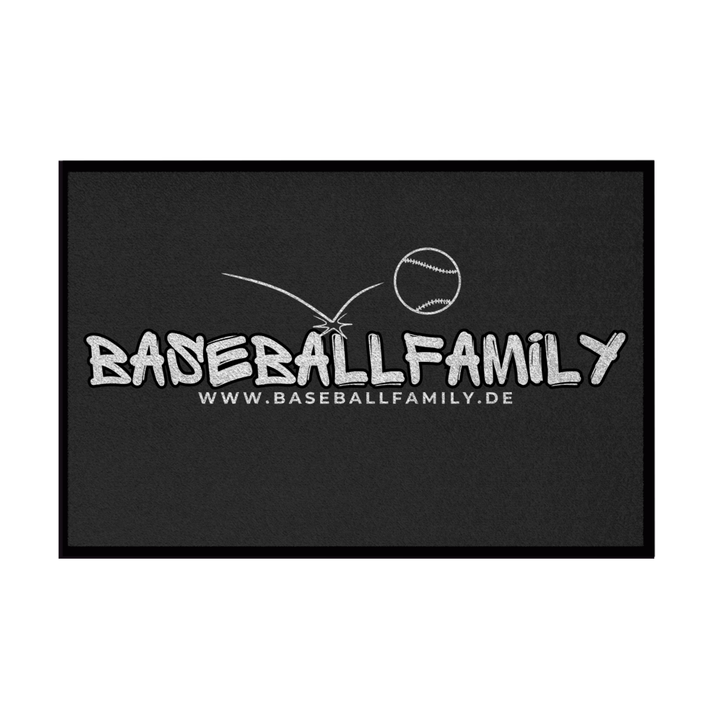 Fußmatte mit Gummirand  | BASEBALLFAMILY