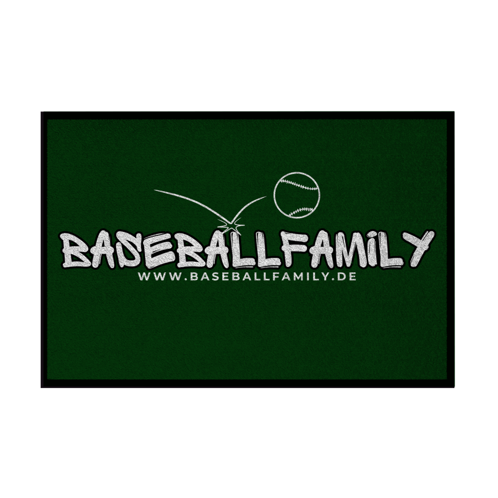 Fußmatte mit Gummirand  | BASEBALLFAMILY