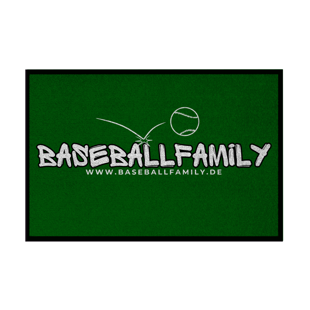 Fußmatte mit Gummirand  | BASEBALLFAMILY