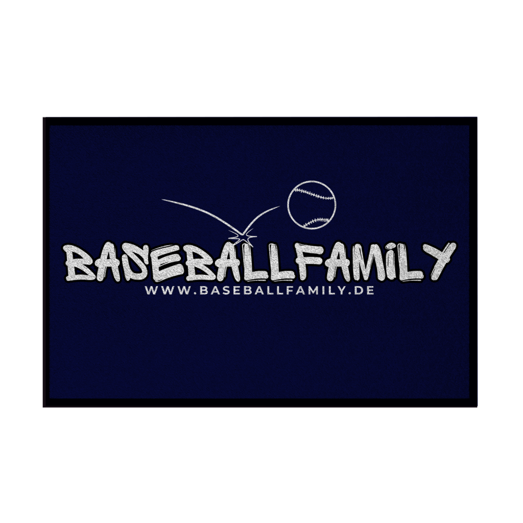 Fußmatte mit Gummirand  | BASEBALLFAMILY
