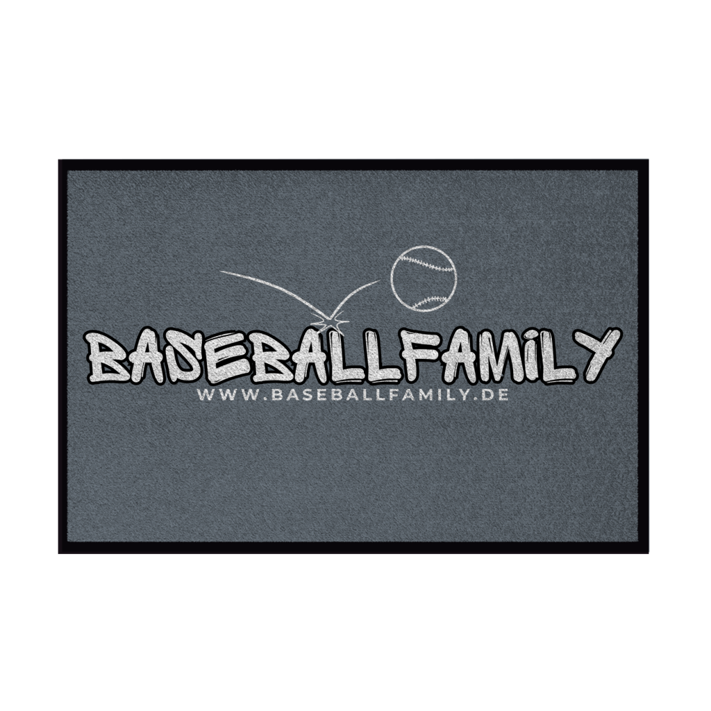 Fußmatte mit Gummirand  | BASEBALLFAMILY