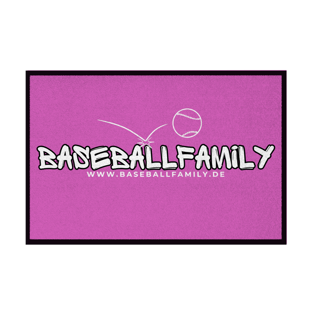 Fußmatte mit Gummirand  | BASEBALLFAMILY