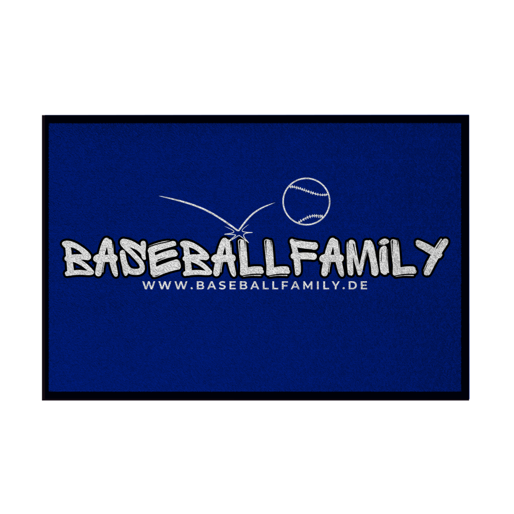 Fußmatte mit Gummirand  | BASEBALLFAMILY