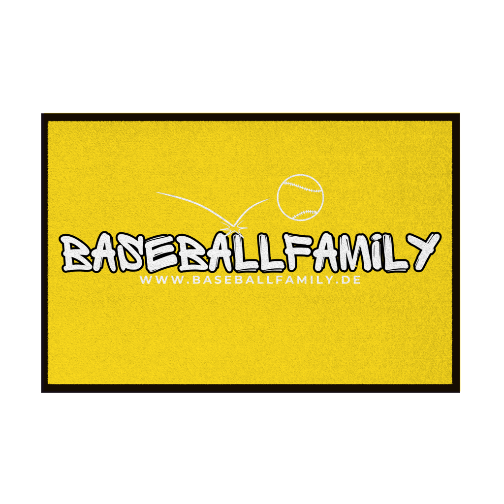 Fußmatte mit Gummirand  | BASEBALLFAMILY