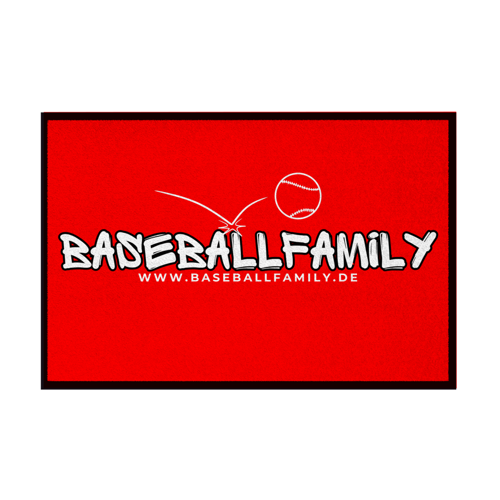 Fußmatte mit Gummirand  | BASEBALLFAMILY