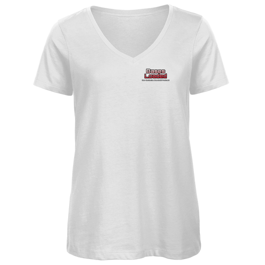 Damen Premium Bio V-Neck T-Shirt | BASES LOADED