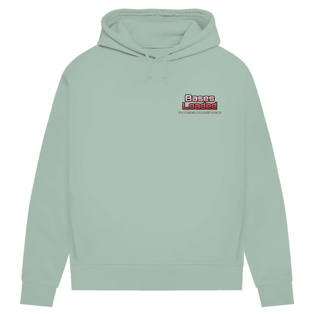Damen Premium Bio Hoodie | BASES LOADED | beidseitig bedruckt