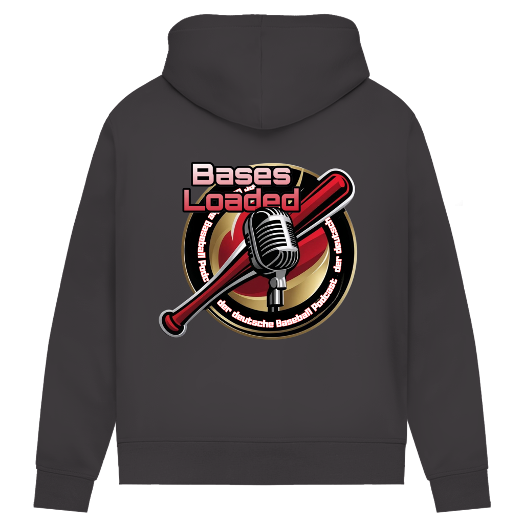 Damen Premium Bio Hoodie | BASES LOADED | beidseitig bedruckt