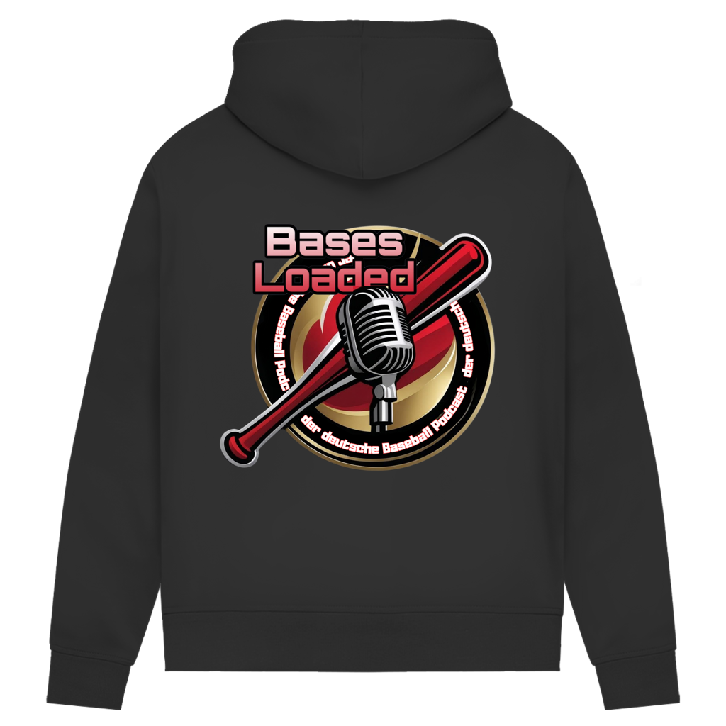 Damen Premium Bio Hoodie | BASES LOADED | beidseitig bedruckt