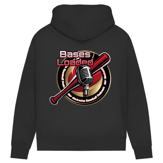 Damen Premium Bio Hoodie | BASES LOADED | beidseitig bedruckt