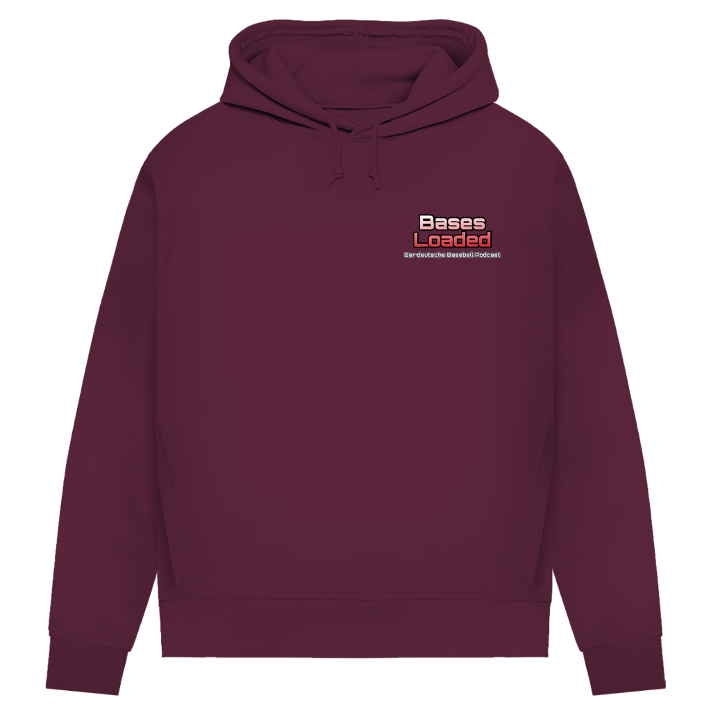 Damen Premium Bio Hoodie | BASES LOADED | beidseitig bedruckt