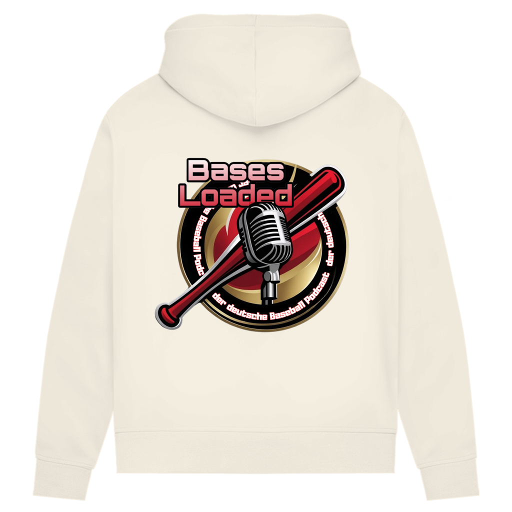 Damen Premium Bio Hoodie | BASES LOADED | beidseitig bedruckt