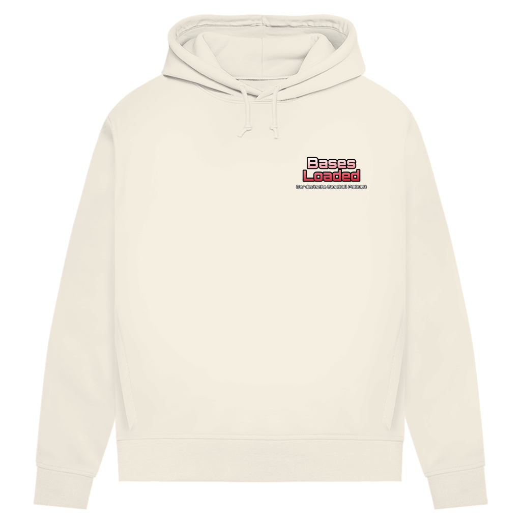 Damen Premium Bio Hoodie | BASES LOADED | beidseitig bedruckt