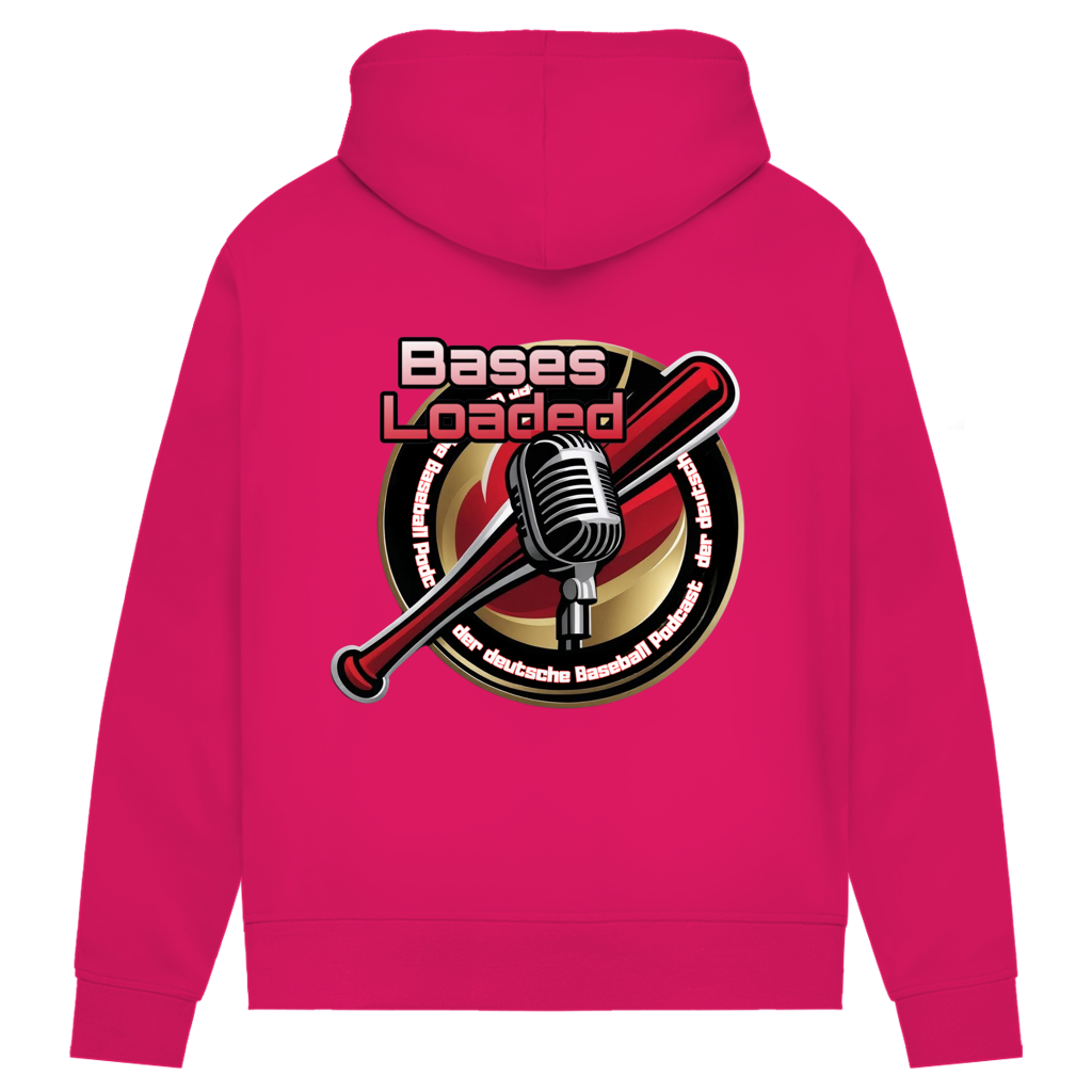 Damen Premium Bio Hoodie | BASES LOADED | beidseitig bedruckt